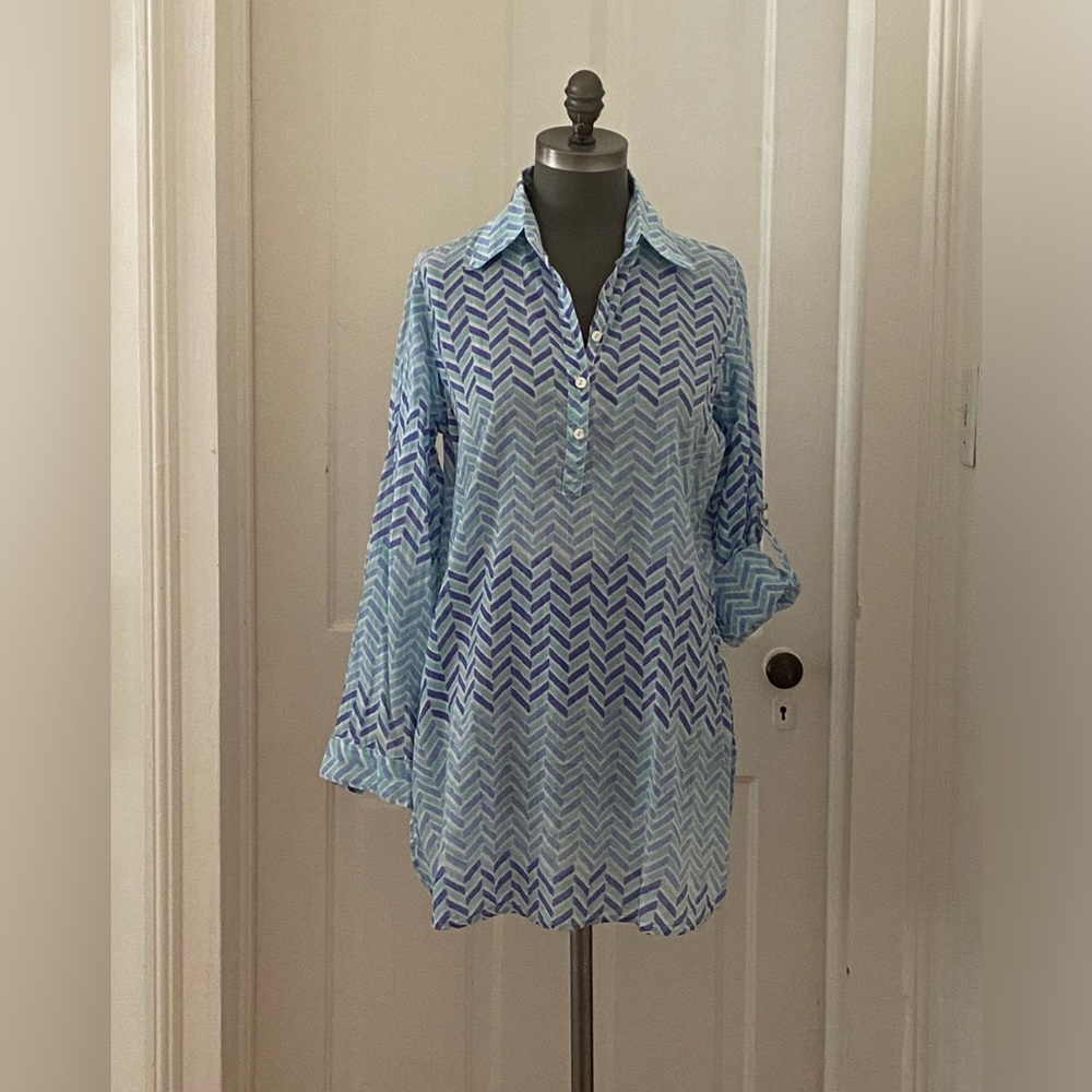 OLIPHANT blue chevron coverup
